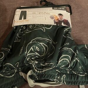 Green Harry Potter Slytherin Plus Size Sleep Pants